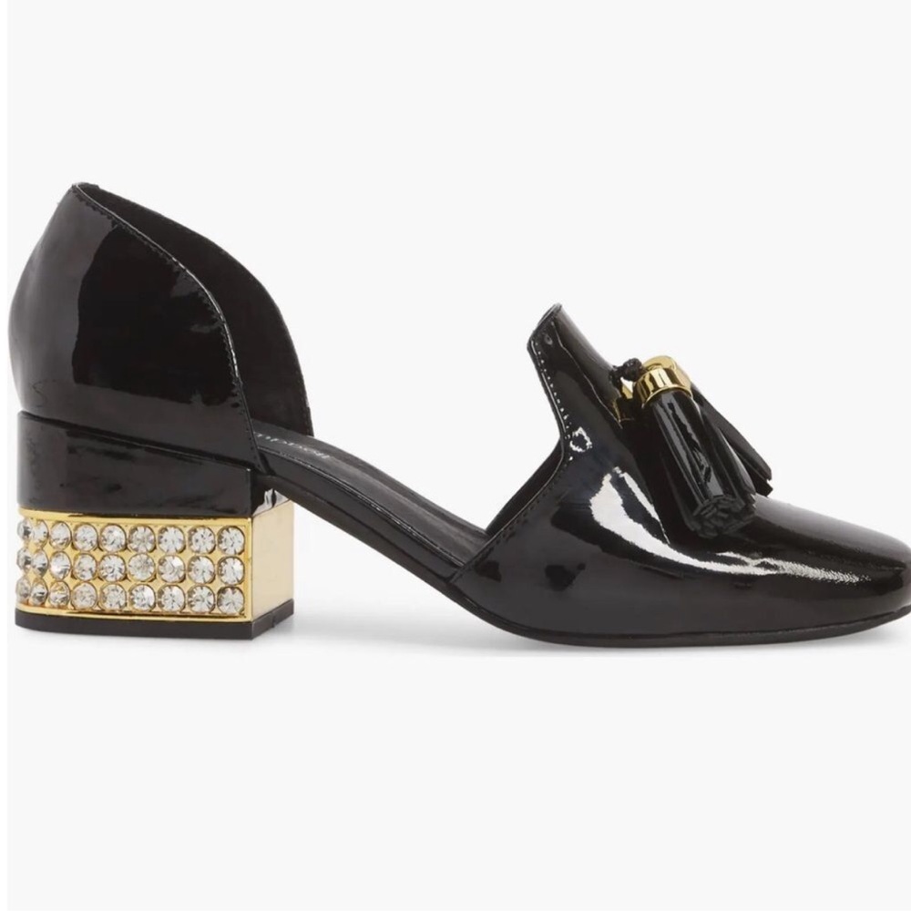 Jeffrey Campbell Genial Statement Heel d'Orsay Pump Size 7
